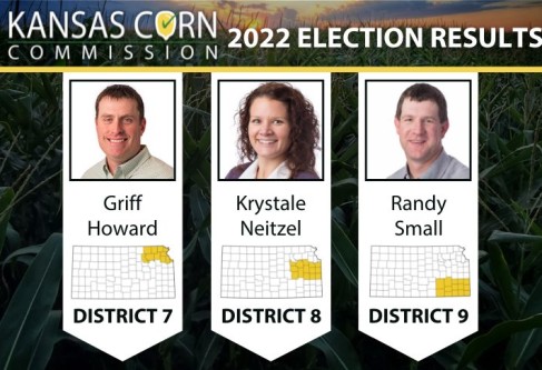 Kansas Corn Commission Election Results; Neitzel Joins KCC Board Representing East-Central District 