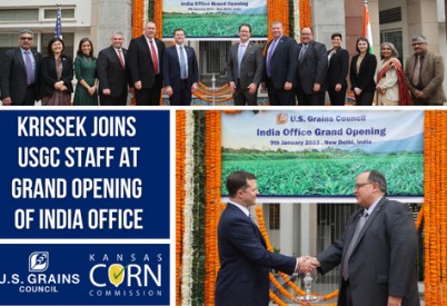 Krissek Joins USGC Staff at Grand Opening of India Office