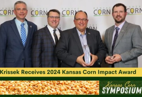 Krissek Receives 2024 Kansas Corn Impact Award